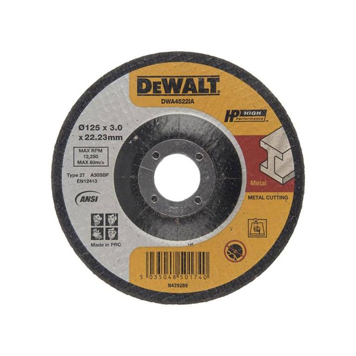 صفحه برش فلز دیوالت مدل DWA4522IA Dewalt DWA4522IA Metal Cutting Disc